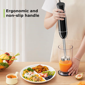 Bonsenkitchen hand blender portable-stick-mixer ideal for soups and smoothies.