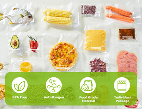 Bonsenkitchen microwave-safe and reusable bags for versatile storage tasks.