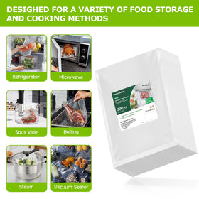 Bonsenkitchen bags are microwave and freezer safe for quick meal prep