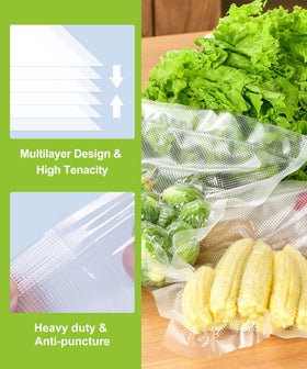Bonsenkitchen versatile bags for microwave, fridge, and sous vide use
