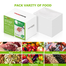 Bonsenkitchen precut bag 6x9 in freezer prevents freezer burn