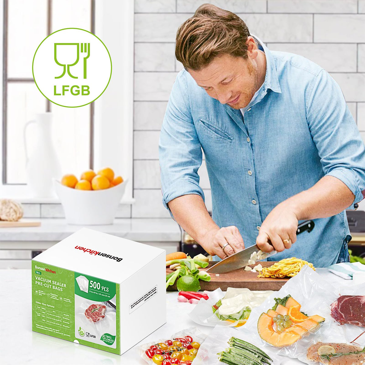 Bonsenkitchen 6x9 universal compatibility with many sealers