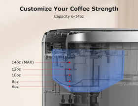 Bonsenkitchen removable water reservoir for easy refills.