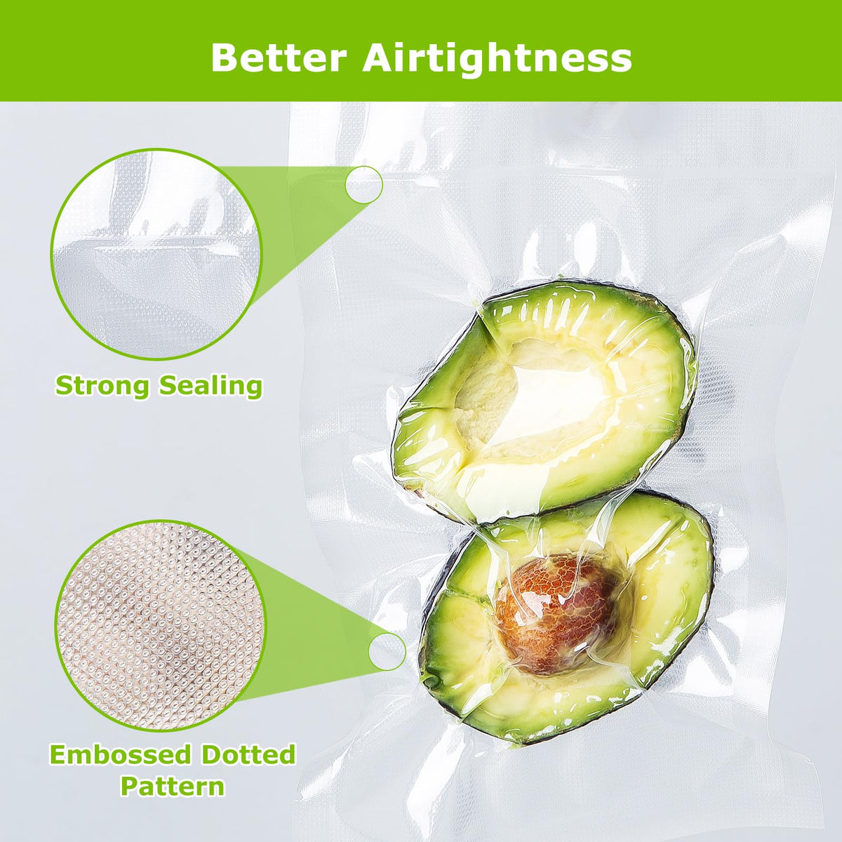 Bonsenkitchen sous vide ready bags seal in flavors with precise temperatures.