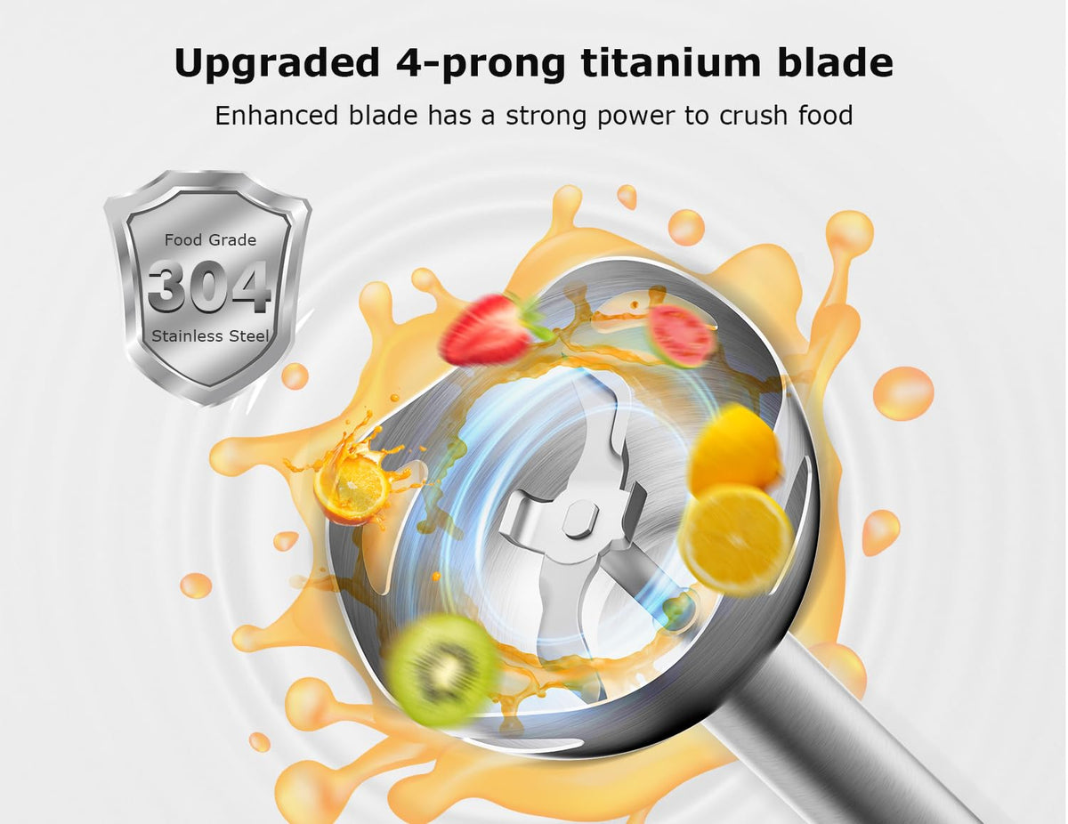 Bonsenkitchen stainless steel blades ensure clean, efficient blending