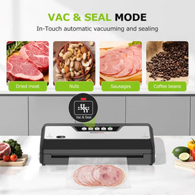 Bonsenkitchen vacuum sealer accessory mode allows external vacuuming of wine bottles and jars