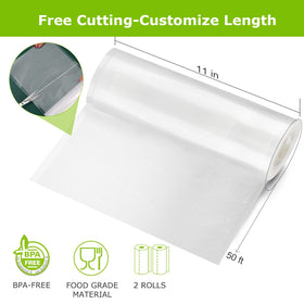 Bonsenkitchen bags preserve food in the freezer to minimize freezer burn
