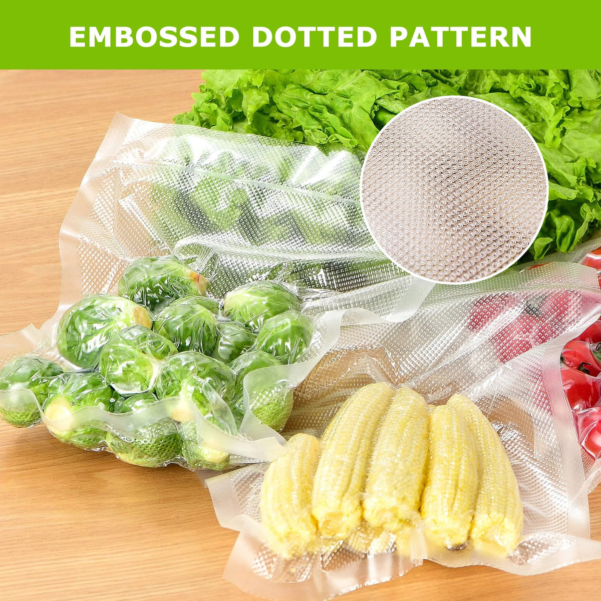 Bonsenkitchen universal-compatibility bags fit major vacuum sealers