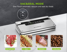 Bonsenkitchen built-in cutter in action helps custom bag sizes.