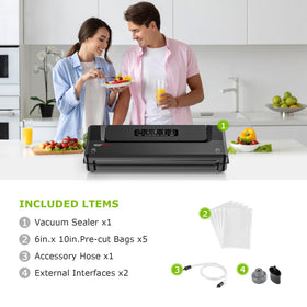 Bonsenkitchen vacuum sealer control panel with 4 mode options