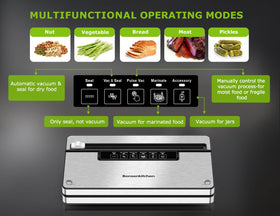 Bonsenkitchen vacuum sealer roll compartment demonstrates roll storage and easy maintenance.