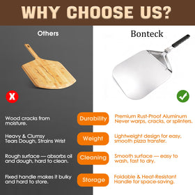 Bonteck spatula server lifts slices without tearing
