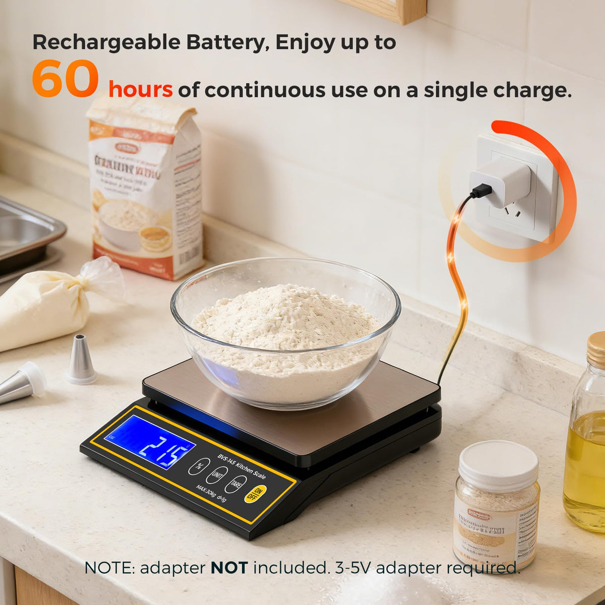 Bonvoisin baking scale unit conversion for nine common units.
