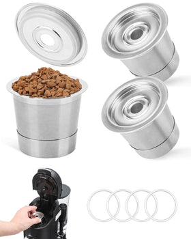 BoomBa 3-pack reusable K-Cups for Ninja CFP101 deliver richer aroma.
