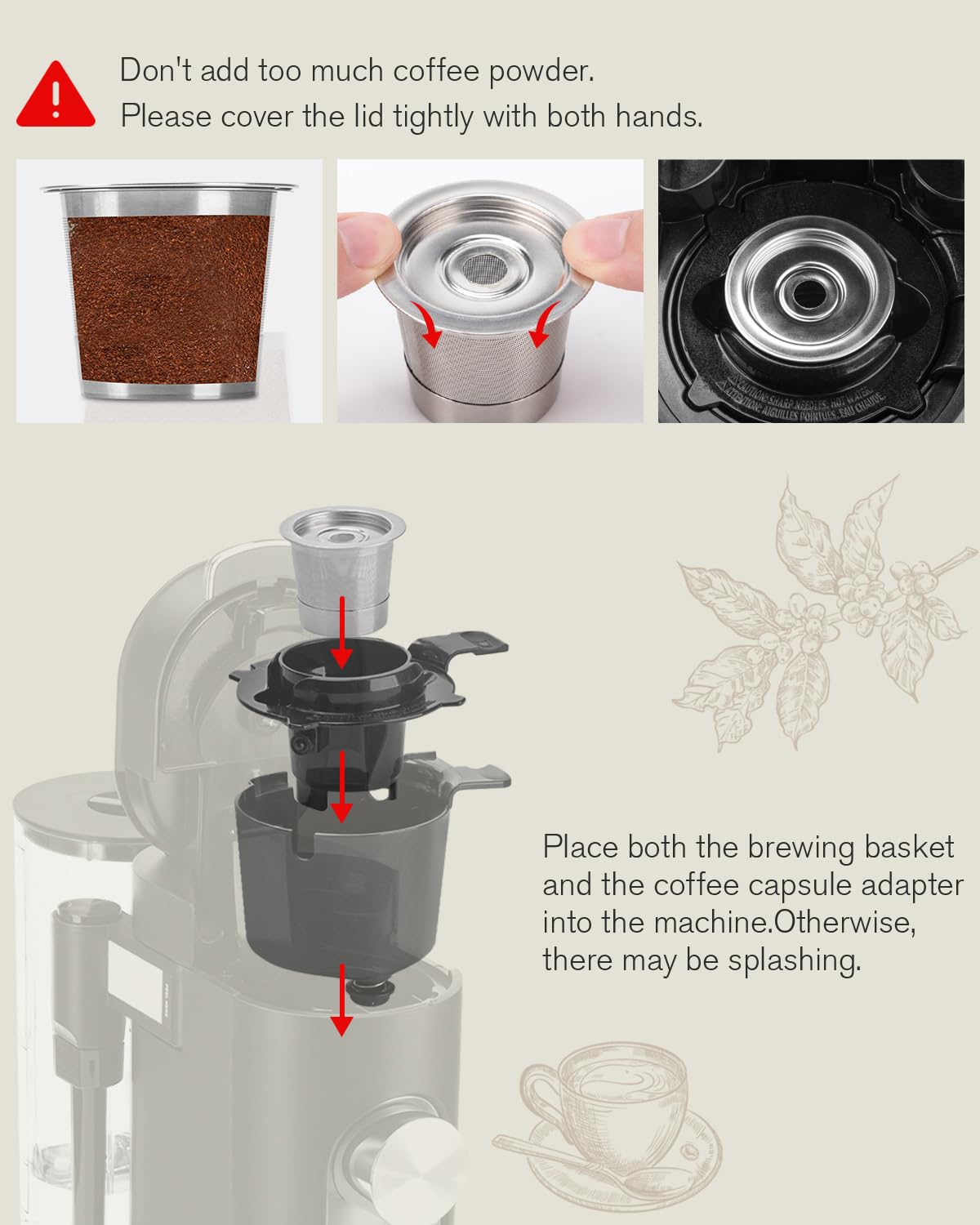 BoomBa dishwasher-safe K-Cup simplifies cleanup after every brew.