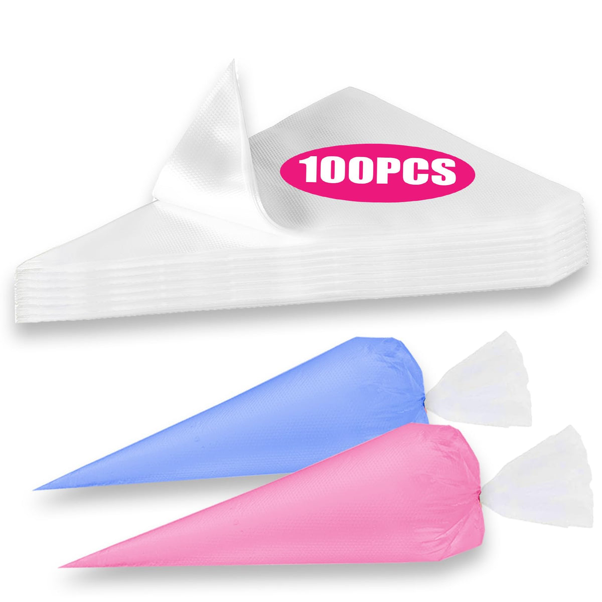 BOOMIBOO piping bags anti burst design keeps frosting steady during decorating