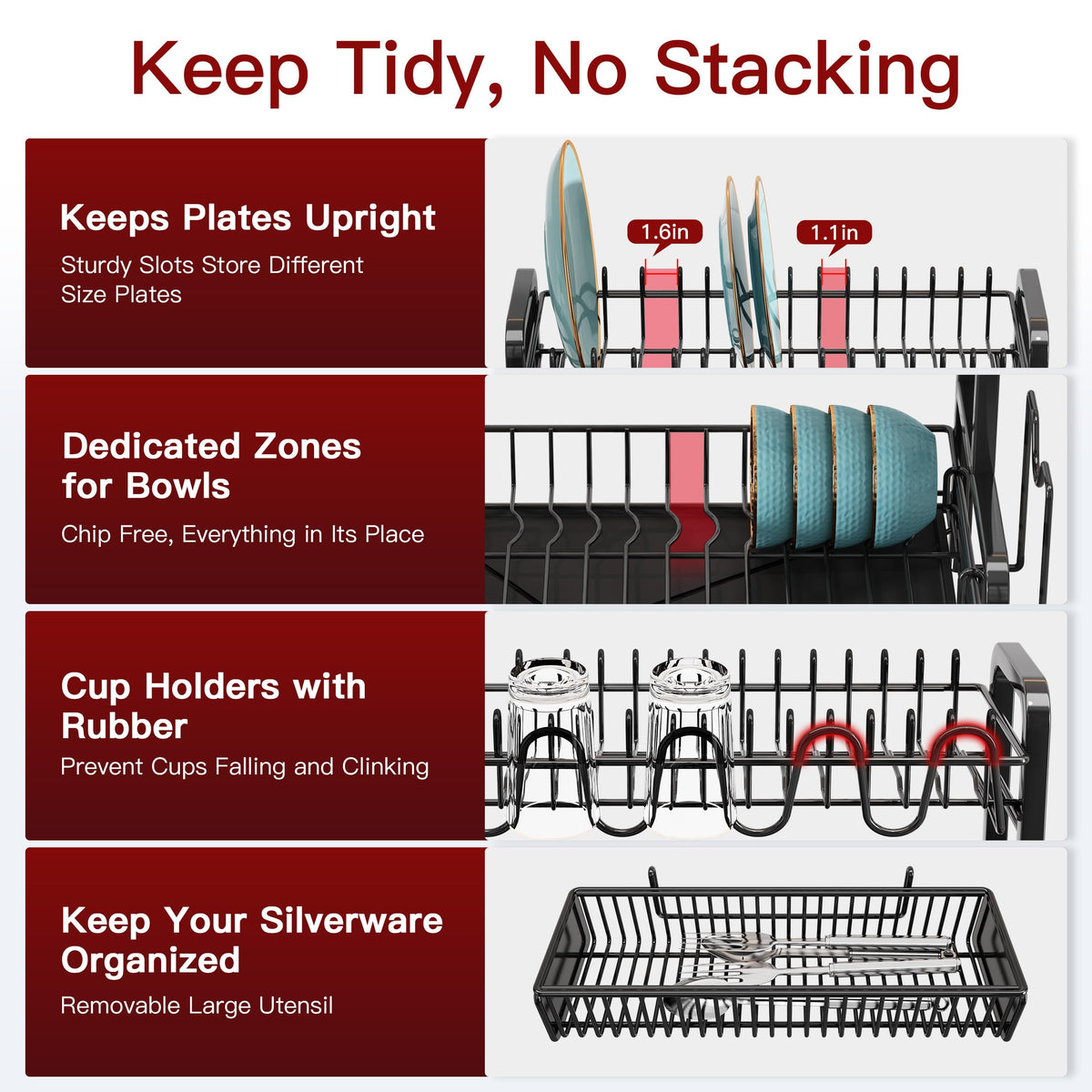 BOOSINY non-slip base provides stable support even when full