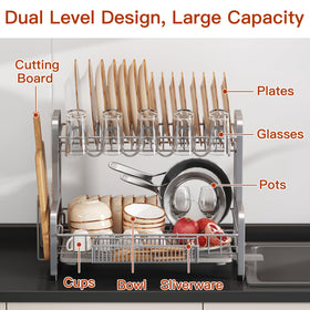 BOOSINY drain tray with extendable spout directs water to sink