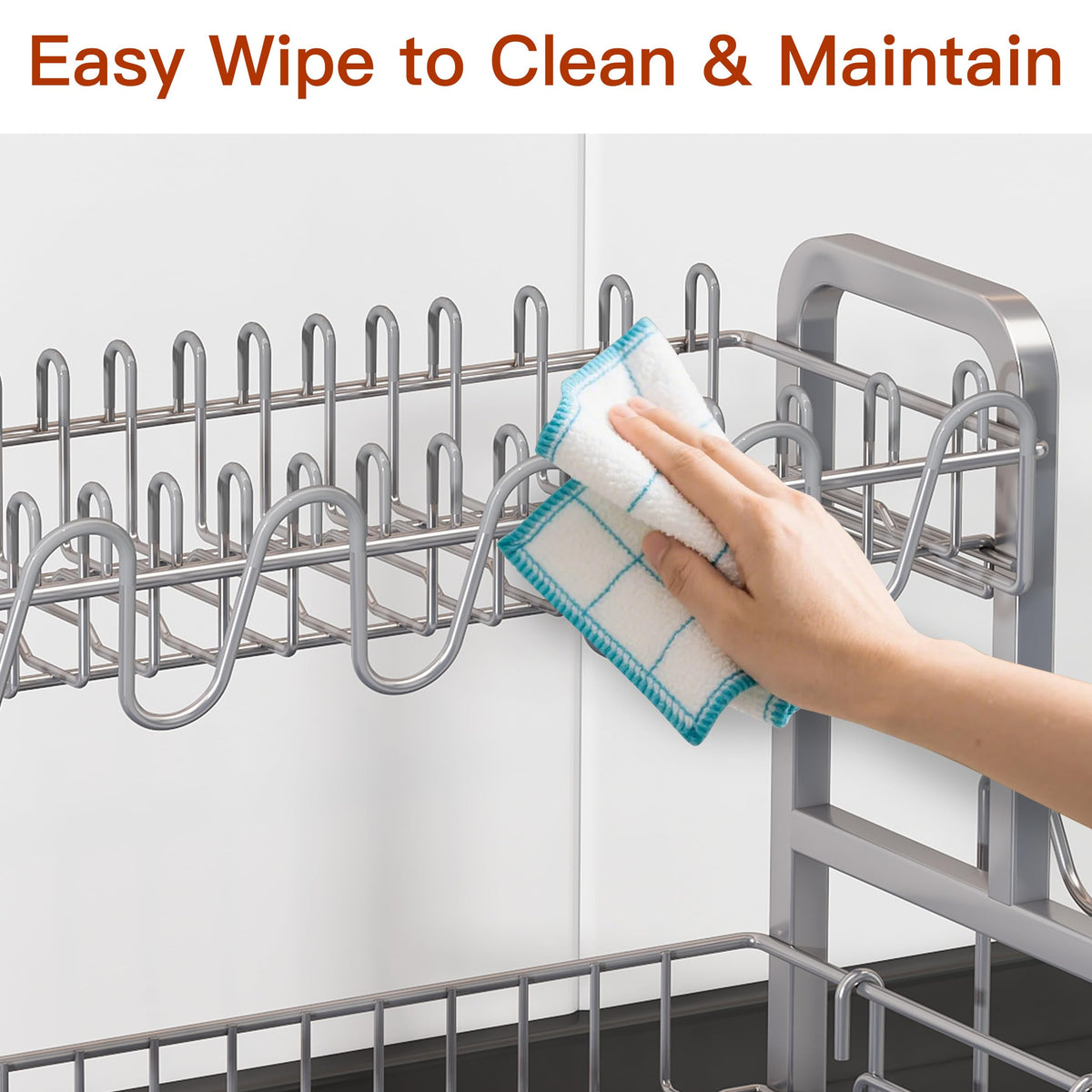 BOOSINY smooth surface simplifies cleaning for daily freshness