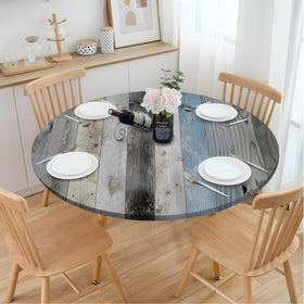BOOWEATS waterproof and oilproof round tablecloth shields surfaces from spills