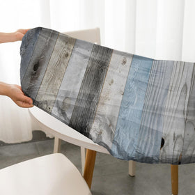 BOOWEATS wind-proof round tablecloth stays in place outdoors during gatherings