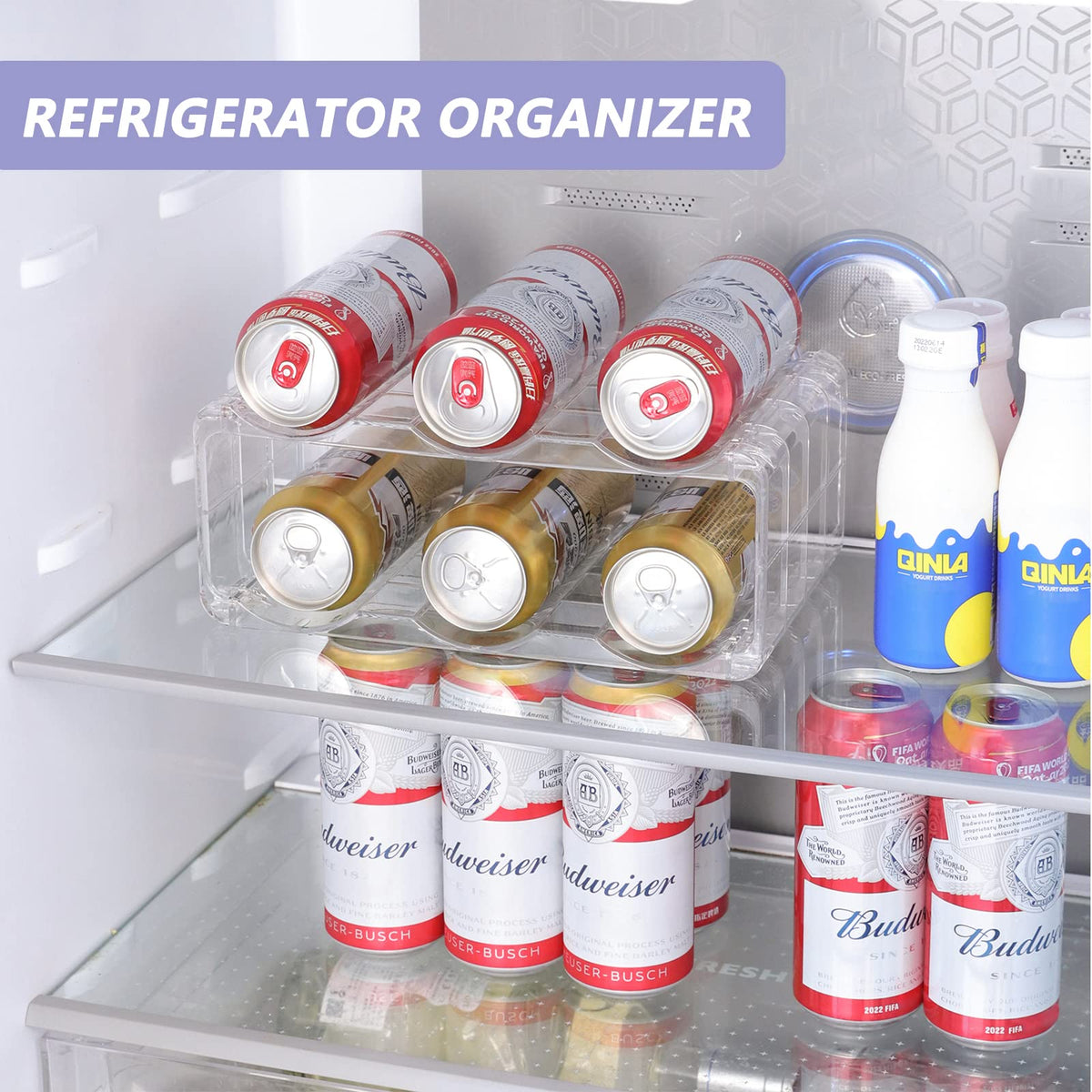 BOPai rack fits 11.5 x 7 x 4.5 inches inside refrigerators.