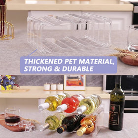 BOPai compact rack design saves counter space while displaying bottles.
