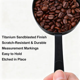 Bopei color coded handles with engraved measurements for fast identifying
