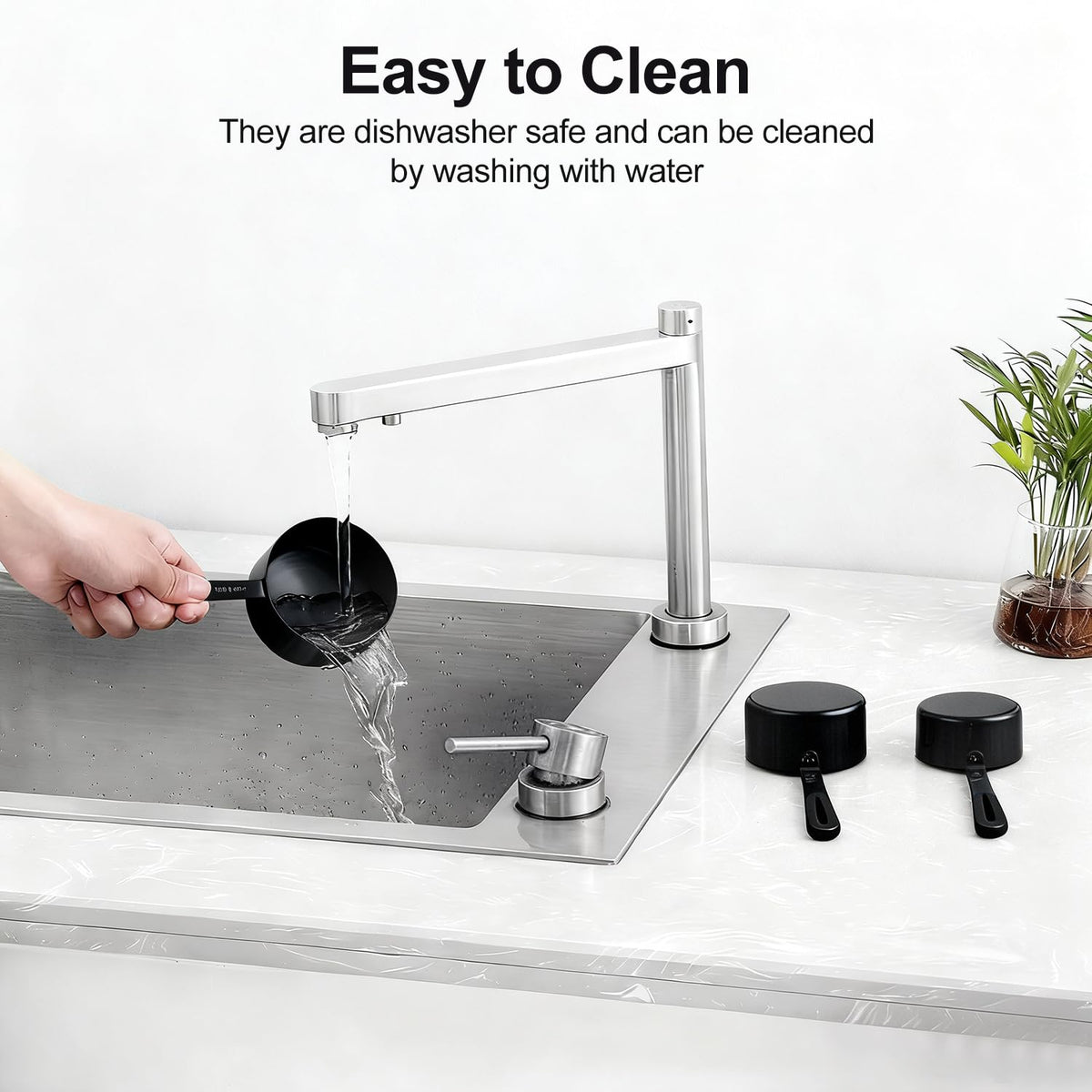 Bopei professional kitchen appearance with sleek all black finish