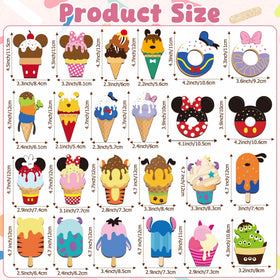 BOpusail cruise door magnets with ice cream mice enhance cabin decor