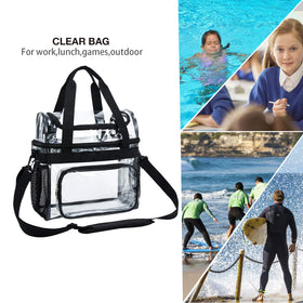 BORMELUN stadium-approved clear bag enables policy-friendly use.