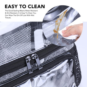 BORMELUN Stadium Approved Clear Lunch Bag heavy-duty plastic for daily use