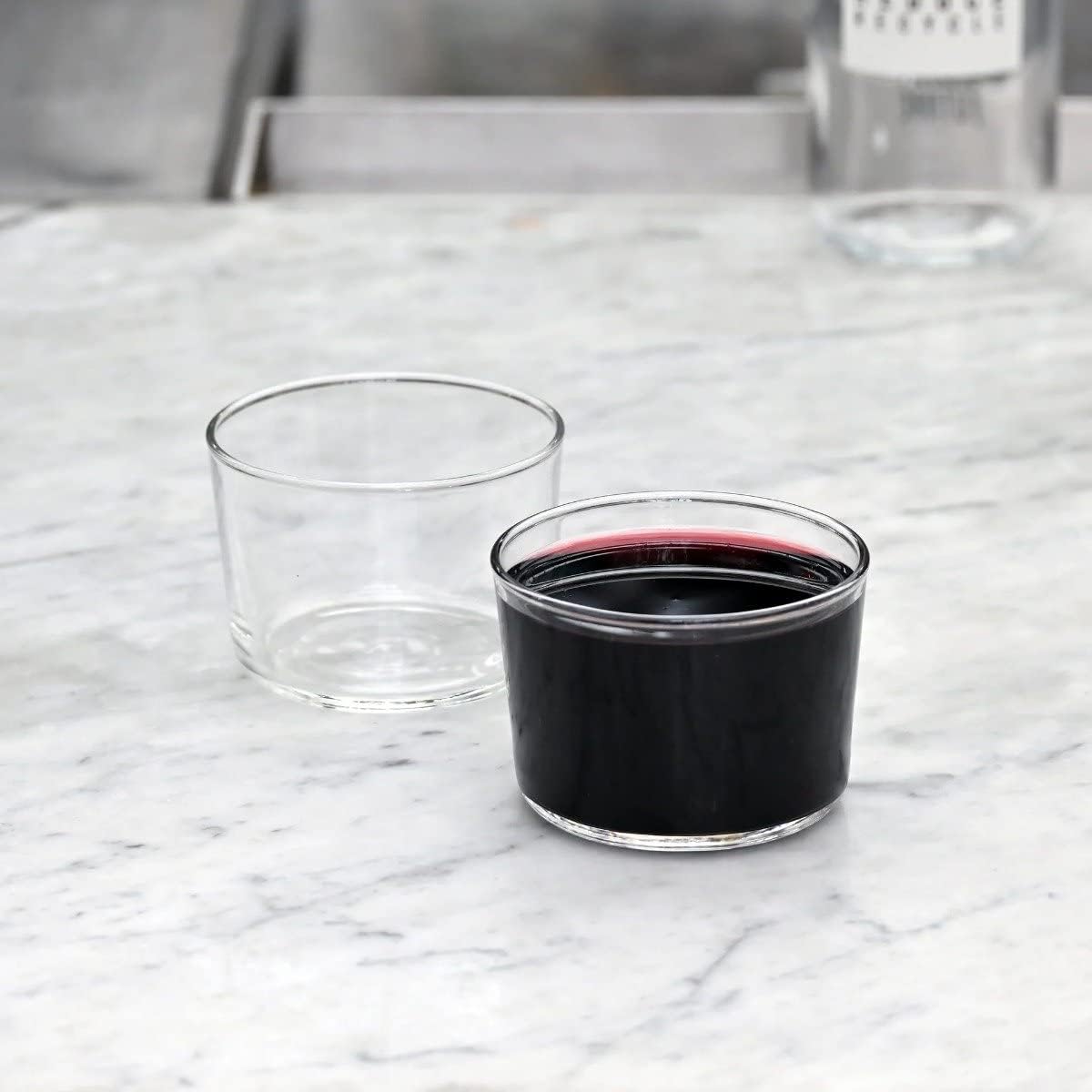 Bormioli Rocco Essential Decor glassware remains crystal-clear after washing.