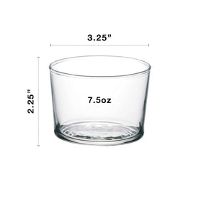 Bormioli Rocco Essential Decor juice tumbler showcases vibrant drinks clearly.