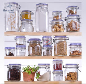 Lead-free glass from Bormioli Rocco Fido emphasizes eco-friendly materials.