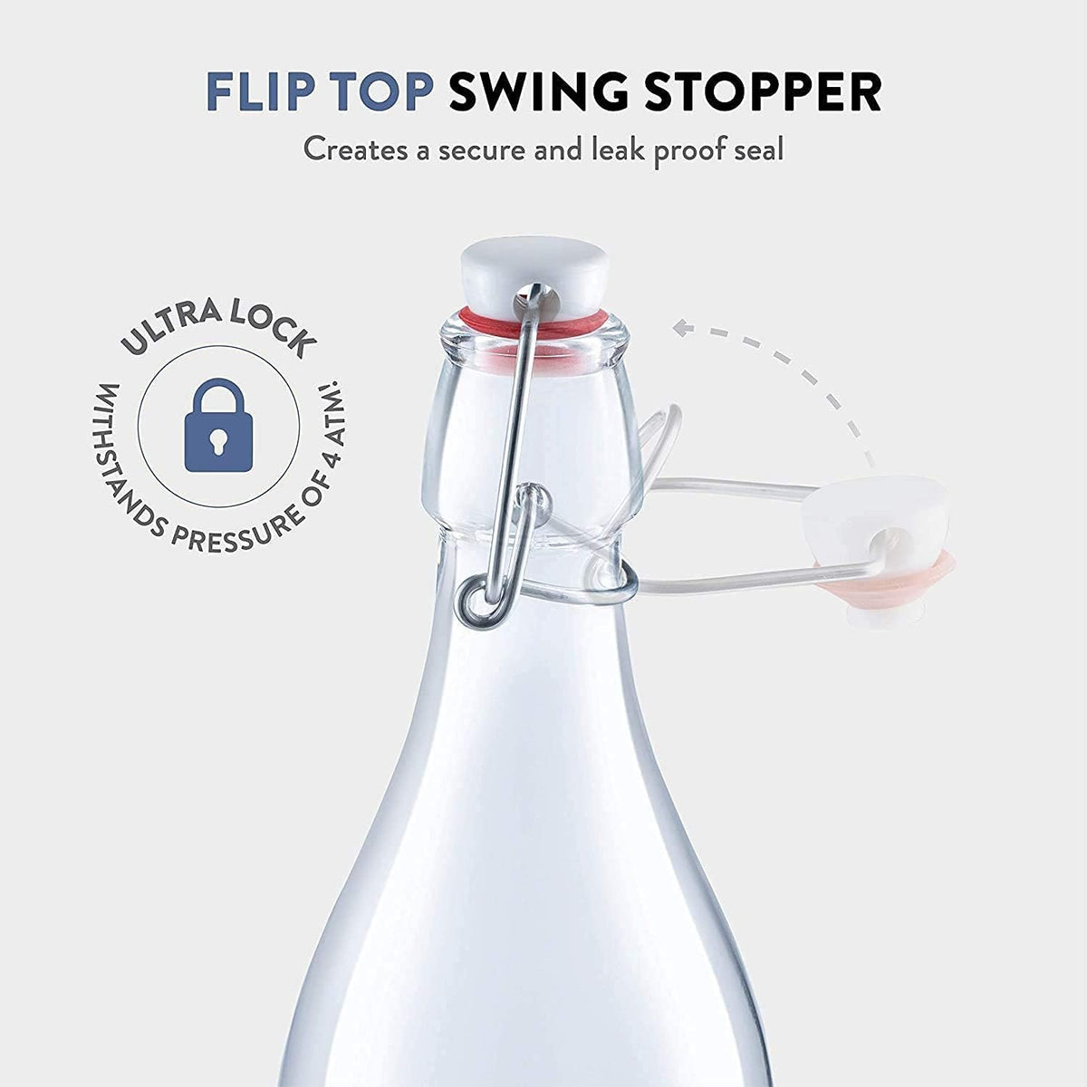 Narrow neck ensures precise, spill-free pouring from the Giara bottle.