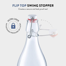 Narrow neck ensures precise, spill-free pouring from the Giara bottle.