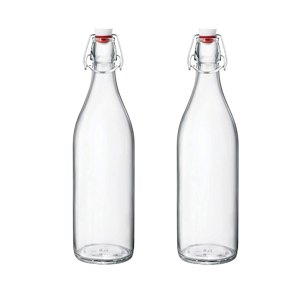 Bormioli Rocco Giara bottle with secure closure for fresh juices.