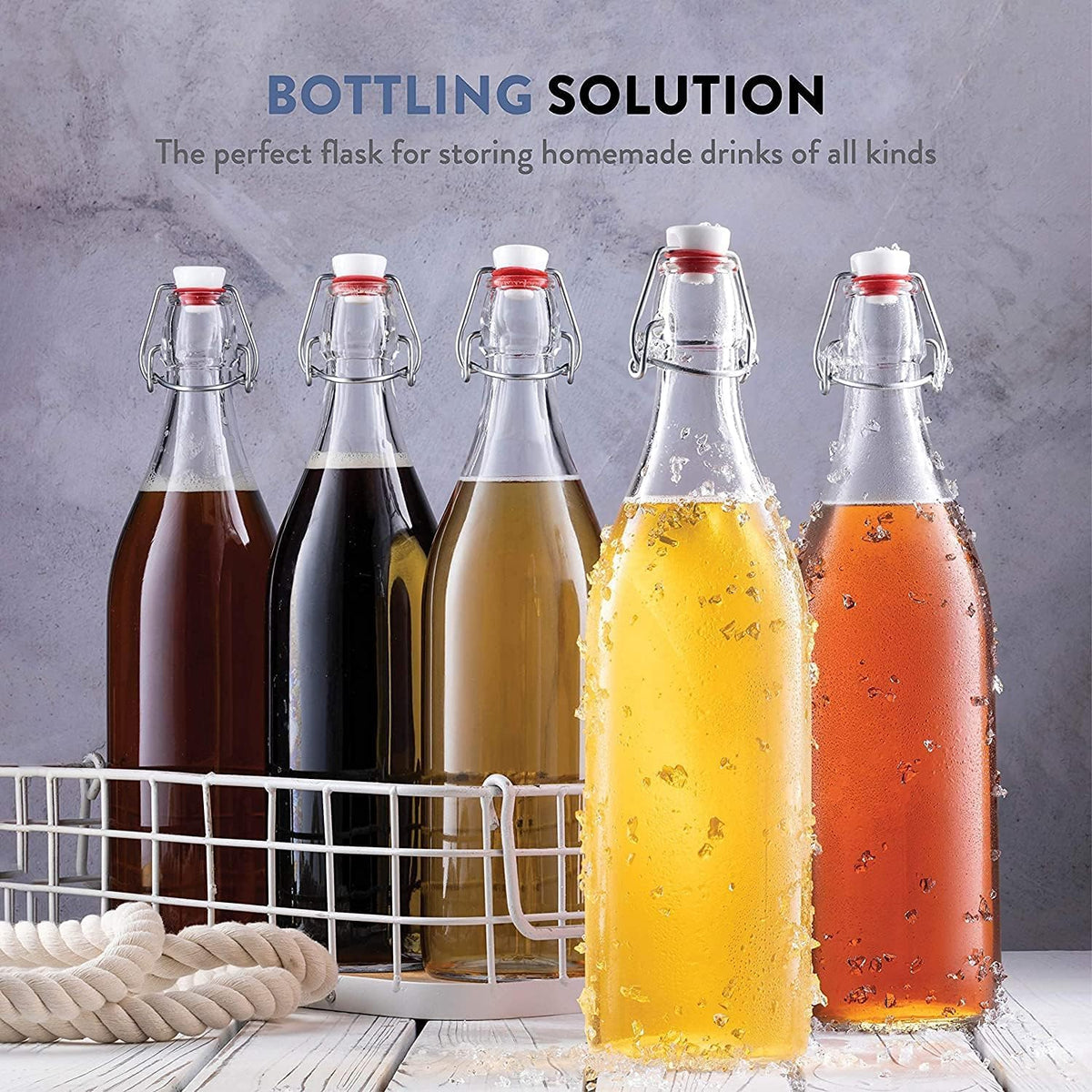 Elegant Giara bottle doubles as stylish serveware for gatherings.