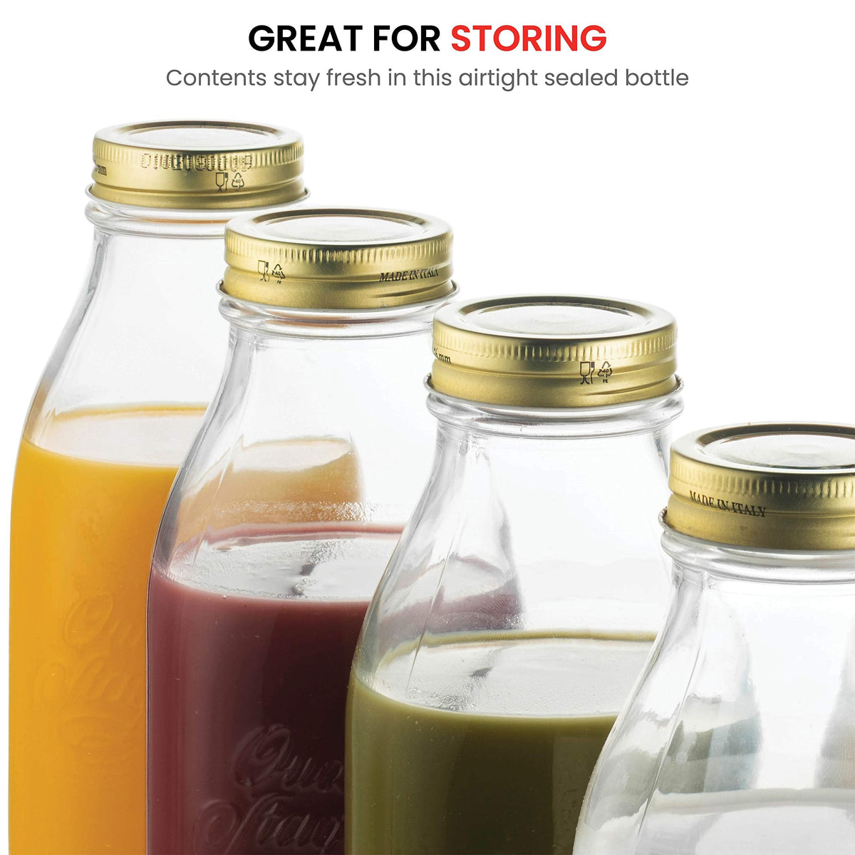 Bormioli Rocco Quattro Stagioni 0.50 L jar perfect for gifts and everyday storage