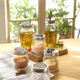 Bormioli Rocco Quattro Stagioni dishwasher-safe top for easy cleanup.