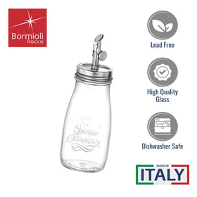 Bormioli Rocco Quattro Stagioni microwave-safe glass for quick reheats and prep.