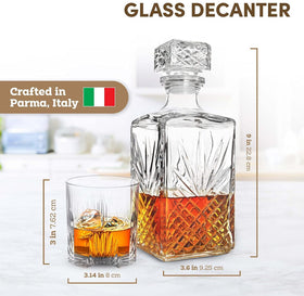Bormioli Rocco Selecta starburst design creates dramatic light reflections on glassware