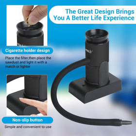 BORUIT Smoking Gun portable and lightweight at 0.7 lb for on-the-go seasoning.