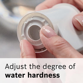 Bosch Mavea aroma ring adjustment to tailor water hardness for taste.