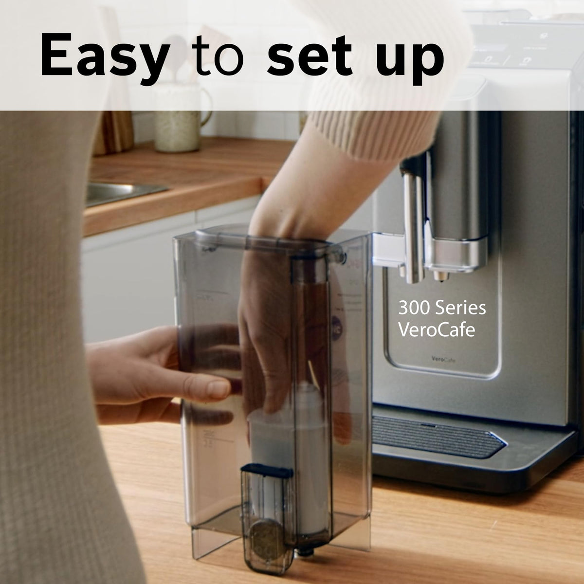 Bosch Mavea softened water enhances flavor extraction for coffee.