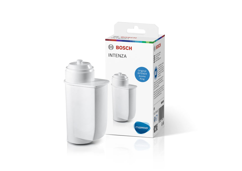 Bosch Mavea water filter for VeroCafe improves coffee aroma and consistency.