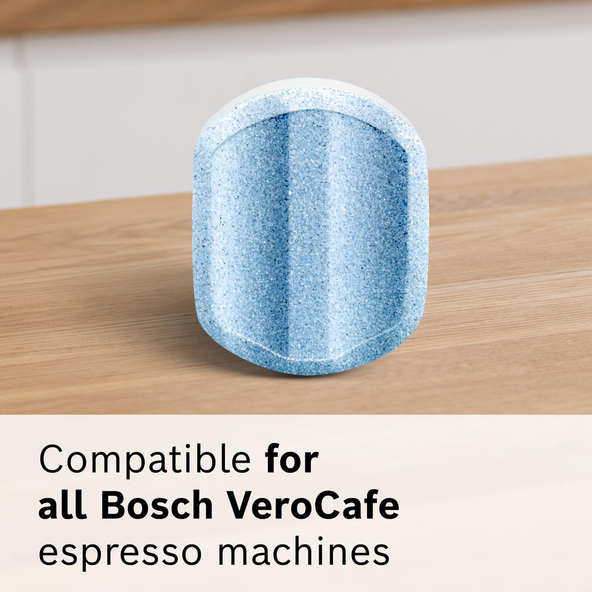 Preparing a fresh brew after descaling on a Bosch VeroCafe model.