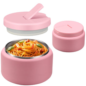 BOSEDSANG Soup Thermo with Buckle Lid – easy opening for kids' meals.
