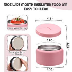BOSEDSANG Pink finish – stylish kid-friendly lunch solution.